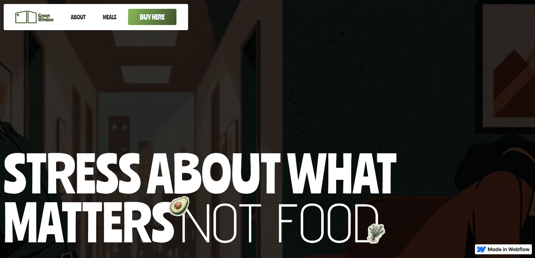 don't overstress about food
